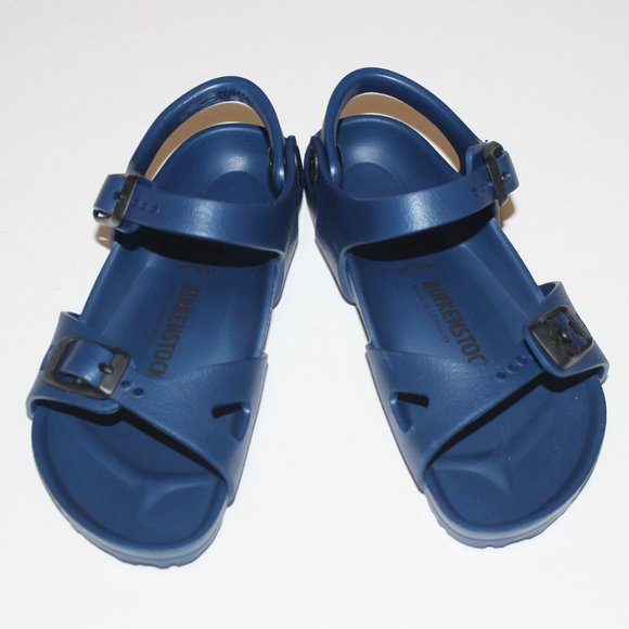 BIRKENSTOCK RIO NAVY EVA ANKLE STRAP SANDAL USK 11 - Picture 3 of 7